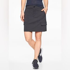 Athleta Trekkie Skort Black With Skirt & Shorts 6
